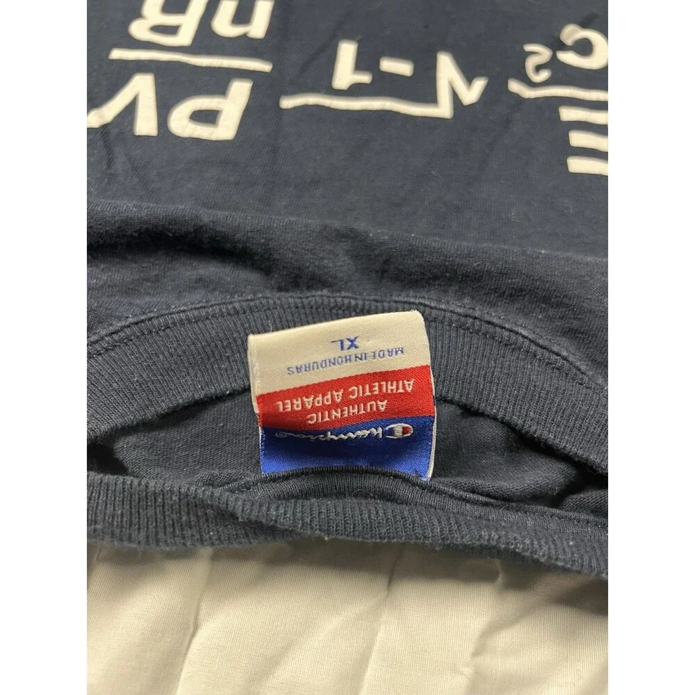 Champion Xl MIT Equation T Shirt Men's Black Vintage - Picture 2 of 3